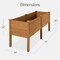 Best Choice Products 72 x 24" x 30" Raised Garden Bed, Extra Deep 16" Depth, Elevated Wood Planter Stand"